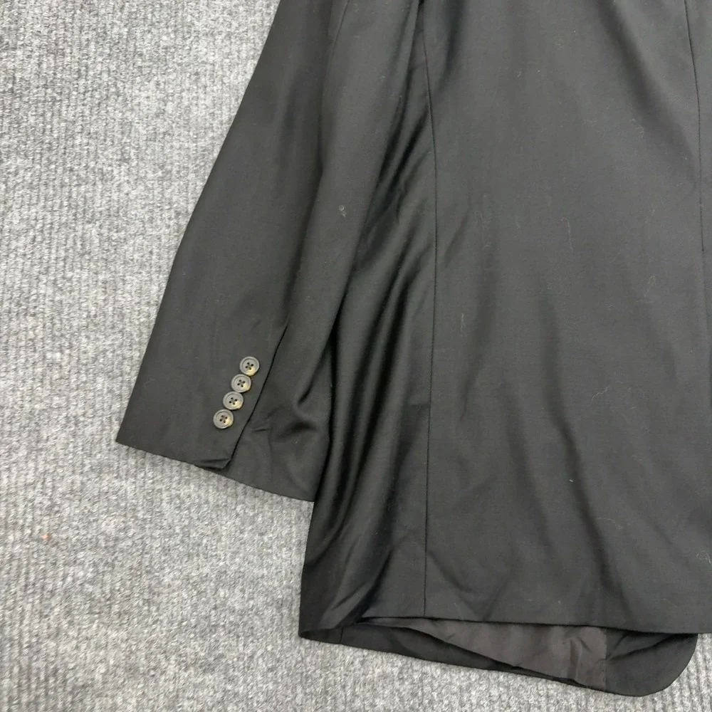 Lauren Ralph Lauren Blazer Mens 45 Black Wool Two Button Classic Professional